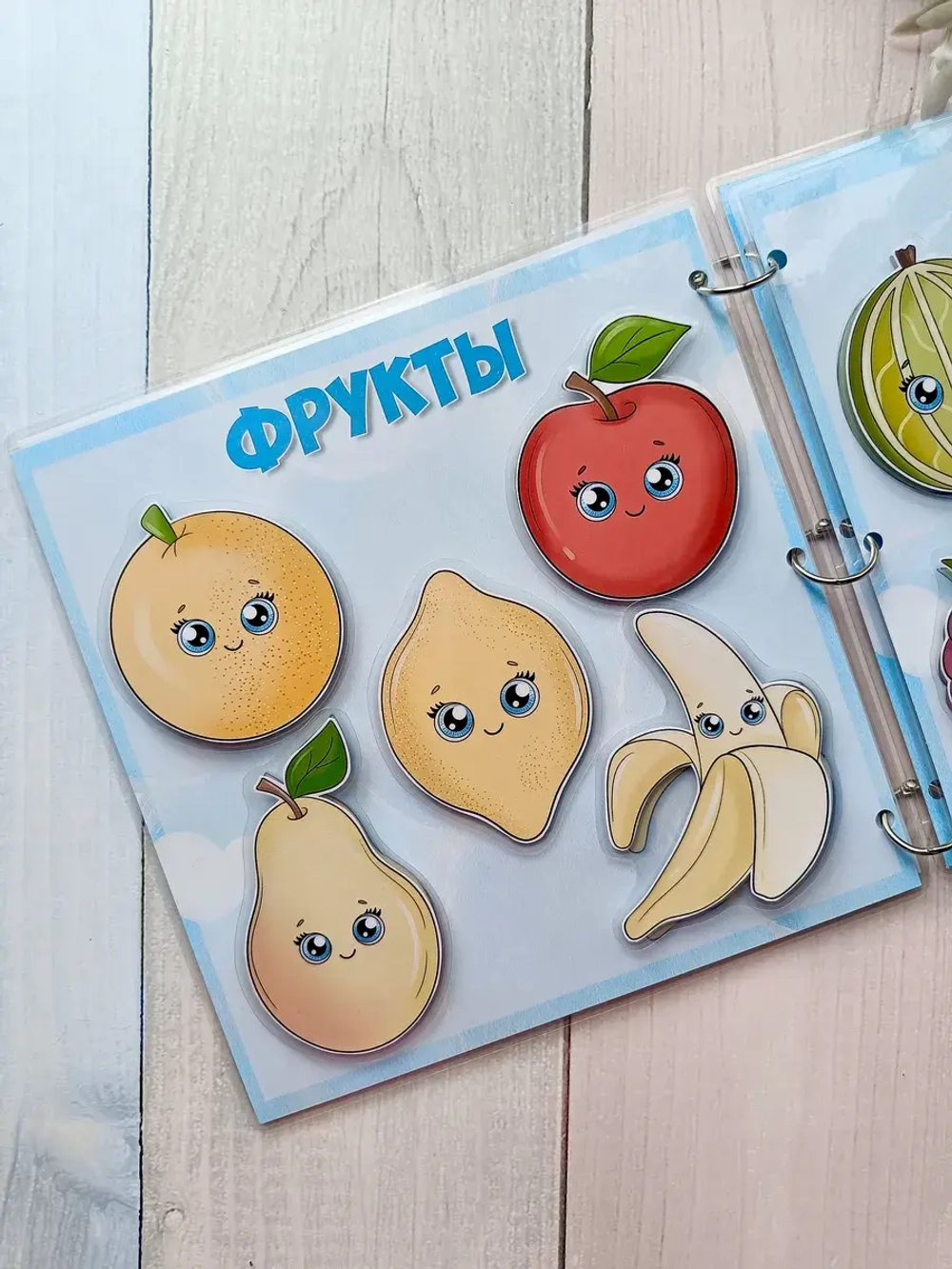 Развивающая книга-игрушка "Я знаю" на липучках