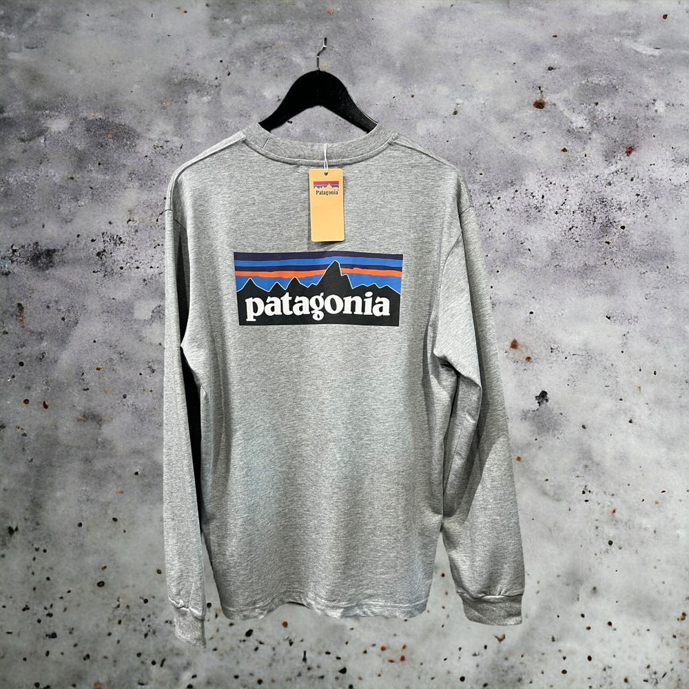 Лонгслив Patagonia #1 • Серый