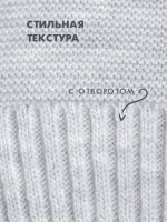 Детская шапка с ушками и снуд осенняя