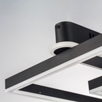 738687 Настенно-потолочный светильник UNDINE 90W LED 3872LM ЧЕРНЫЙ 3000-6000K