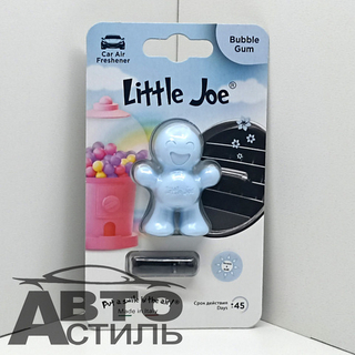 Ароматизатор на обдув Little Joe - Classic Bubble Gum (Бабл гам) - baby blue EF2939
