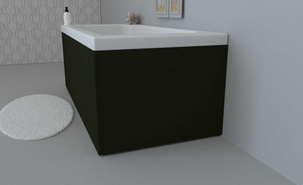 Экран для ванны торцевой правый TE-1R-221 пихтовый матовый soft touch