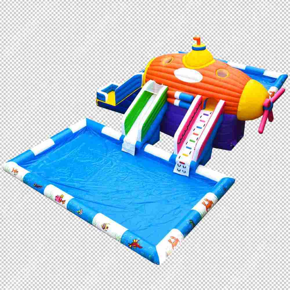 Надувной назменый аквапарк «Субмарина», 20*12*5 м
