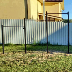 Монтаж уличных турников Sv Sport (4 вертикальных столба)