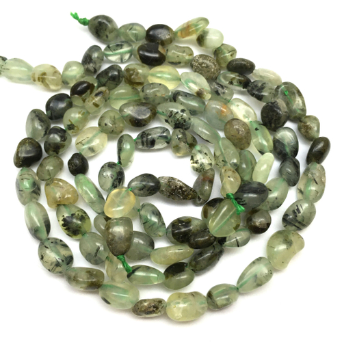 Пренит ок.7х6 мм, бусины (нить)