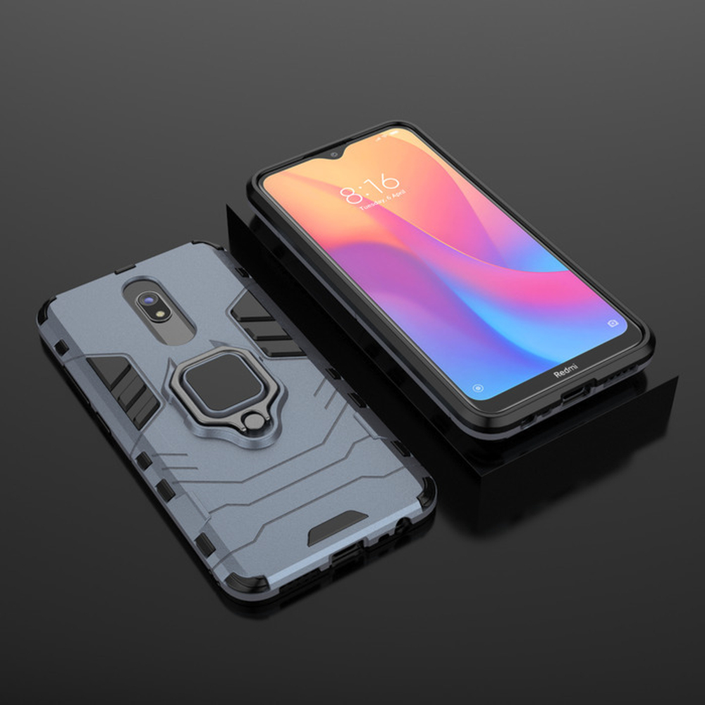 Противоударный чехол с кольцом Panther Case для Xiaomi Redmi 8 / 8A