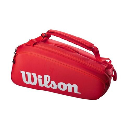Сумка теннисная Wilson Super Tour 9 Pk - red