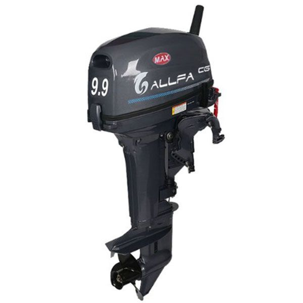 Лодочный мотор альфа (allfa) cg t9.9 max 2-х тактный