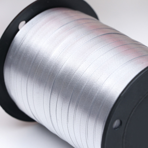 Лента полипропиленовая (0,5 см*250 м) Серебро, Матовый, Радуга МСК