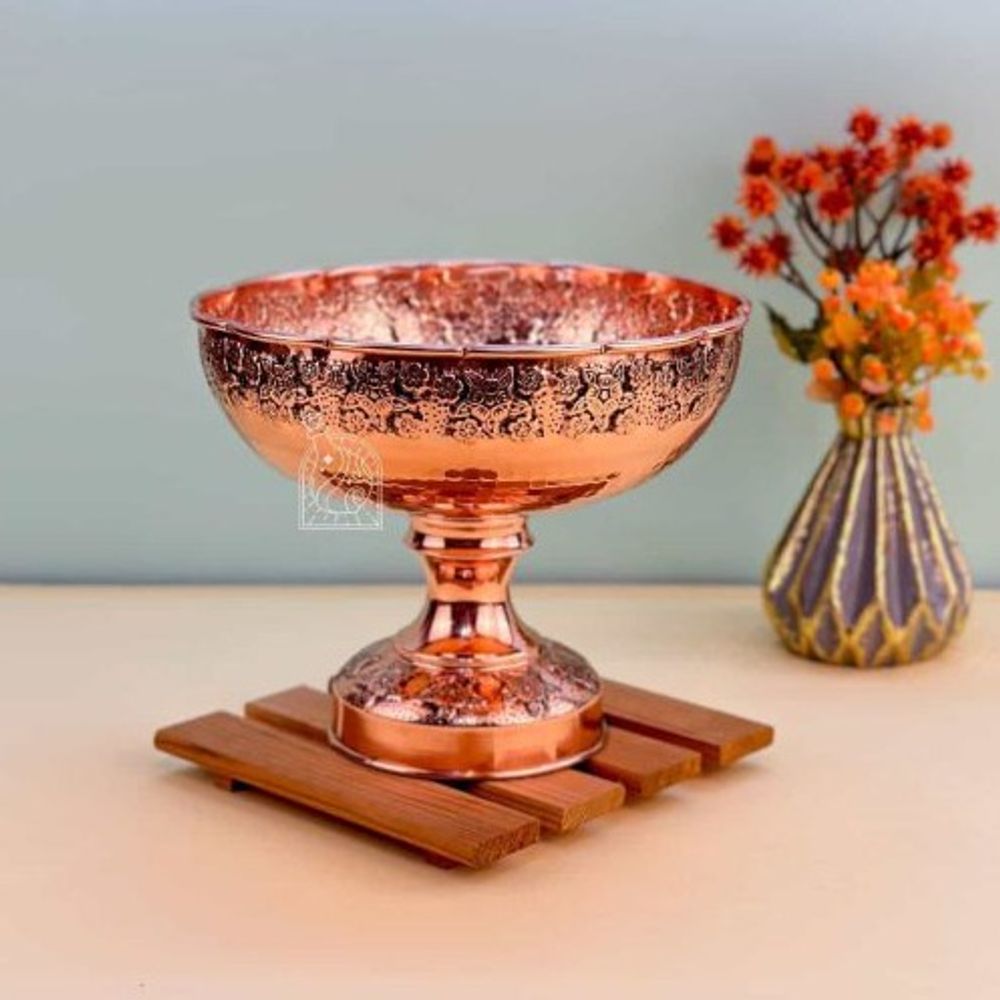 Медная конфетница-фруктовница ручной работы Exirmes 30220263, Иран
