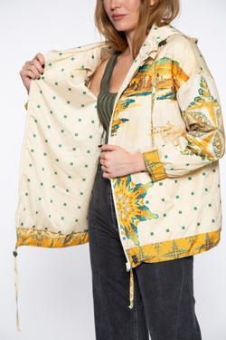 Куртка "Вода и Горы", по мотивам пейзажа китайского художника Гун Сианя