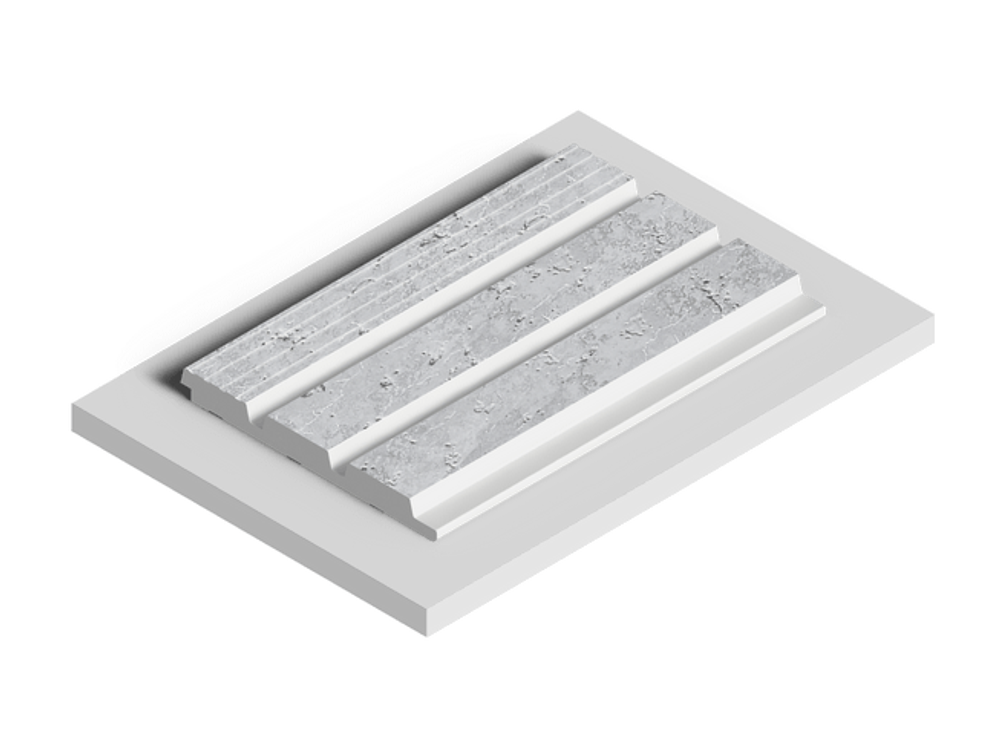 Стеновая панель HiWood декорированная, 270x12 см