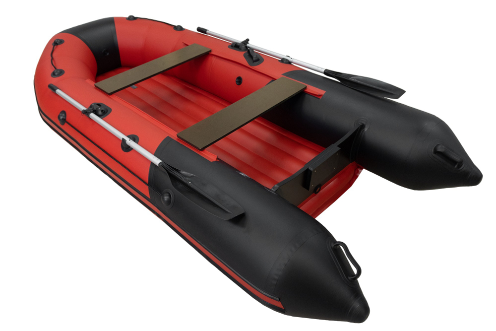 Лодка ПВХ Таймень NX 3200 НДНД красный/черный