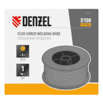 Порошковая проволока Е71TGS, диам. 1 мм, 1 кг, диам. катушки D100 Denzel