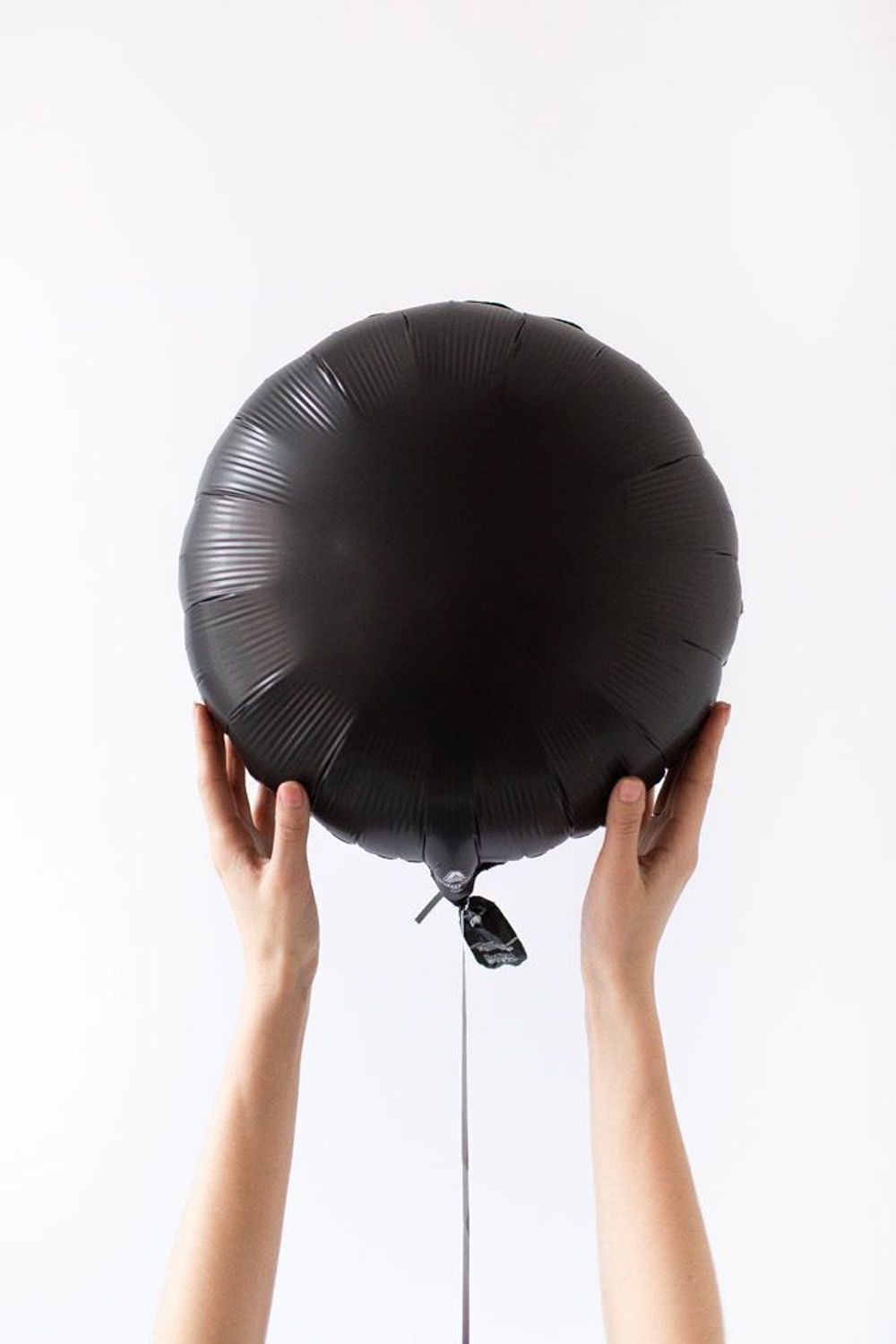 F Шар круг 18" / 45 см черный (БГ-15)  Изображение3