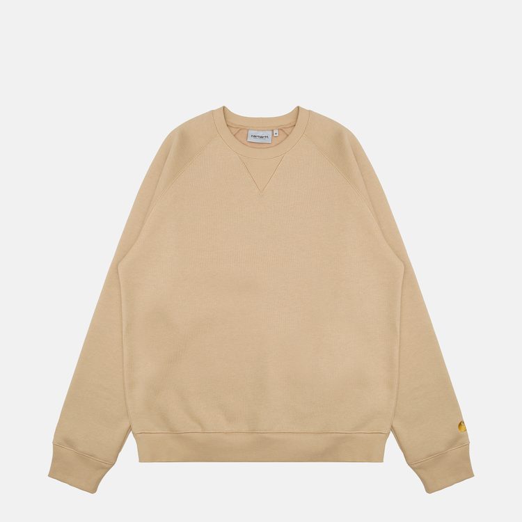 Толстовка мужская Carhartt WIP Chase Sweatshirt артикул:I033660_sable - купить в магазине Дайс