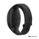 Черный вибратор-кролик с пультом-часами Anne s Desire Rabbit Vibe Wireless Watchme - 20,5 см.