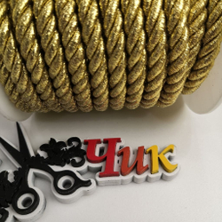 Шнур декоративный 6 мм #60 (Золото)