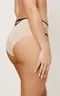 REBECCA BEIGE/BLACK Mini Трусы бразильяно