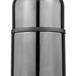 Термос Biostal (1 литр), вороненая сталь