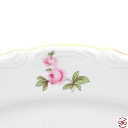 Блюдо овальное плоское 22 см Repast Мейсенский букет
