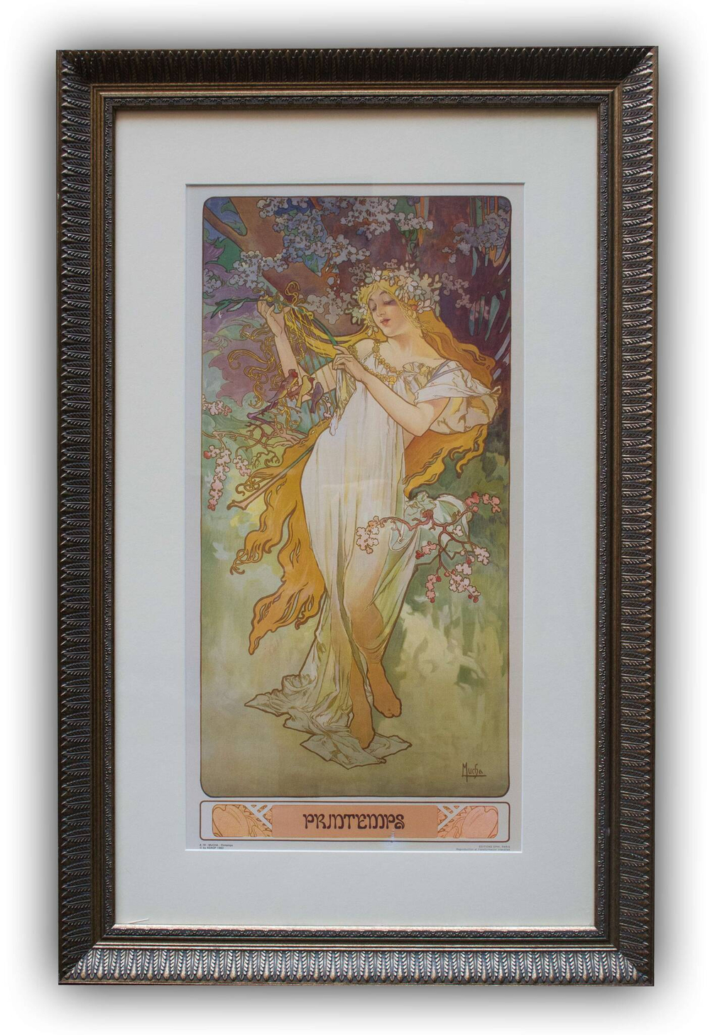 Альфонс Муха. Четыре сезона. Весна. Paris. By ADAGP. 1993г.