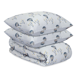 Комплект постельного белья "Полевые цветы" из премиального сатина из коллекции russian north, 200х220 см