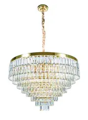 2752E/18A GOLD+CLEAR (1) Люстра (в 2-х коробках) NW