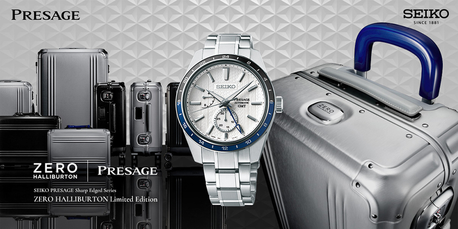 ZERO HALLIBURTON лимитированная серия SEIKO PRESAGE Sharp Edged Series