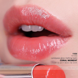 YNM Candy Pop Glow Melting Balm Coral Moment увлажняющий бальзам для губ с коралловым оттенком
