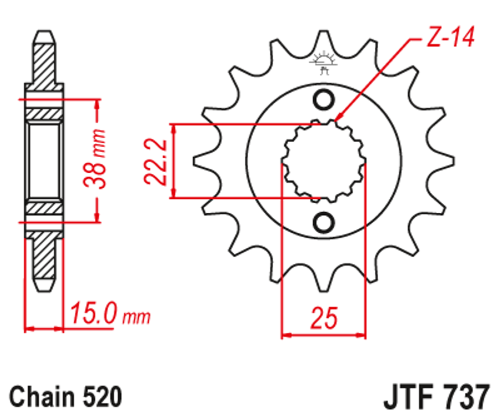 Звезда JTF737.15