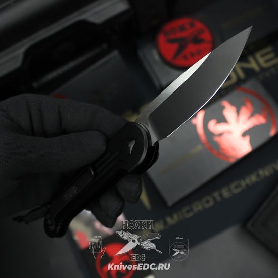 Автоматический нож Microtech LUDT 135-1T c клинком из стали M390, рукоять алюминий