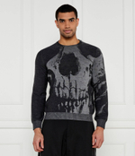 Шерстяной свитер Alexander McQueen - графитовый(818835 Q1BC0)