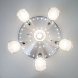 Citilux Самба CL158162 Люстра с поворотными плафонами Алюминий Хром