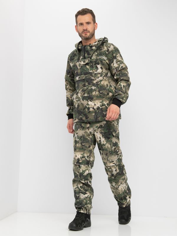 Костюм летний Антигнус-Люкс ткань Твил-Пич цвет Зелёный питон