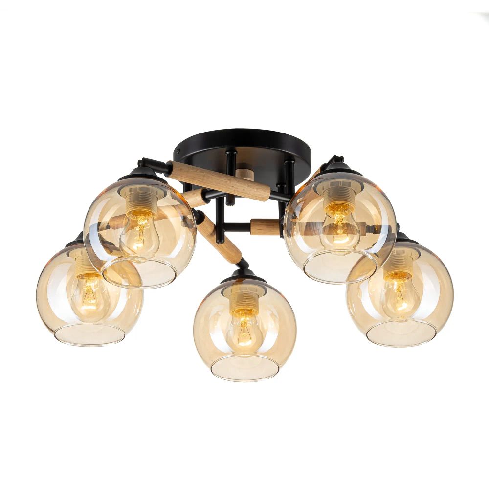 Citilux TIKA CL133151 Люстра поворотная Чёрная