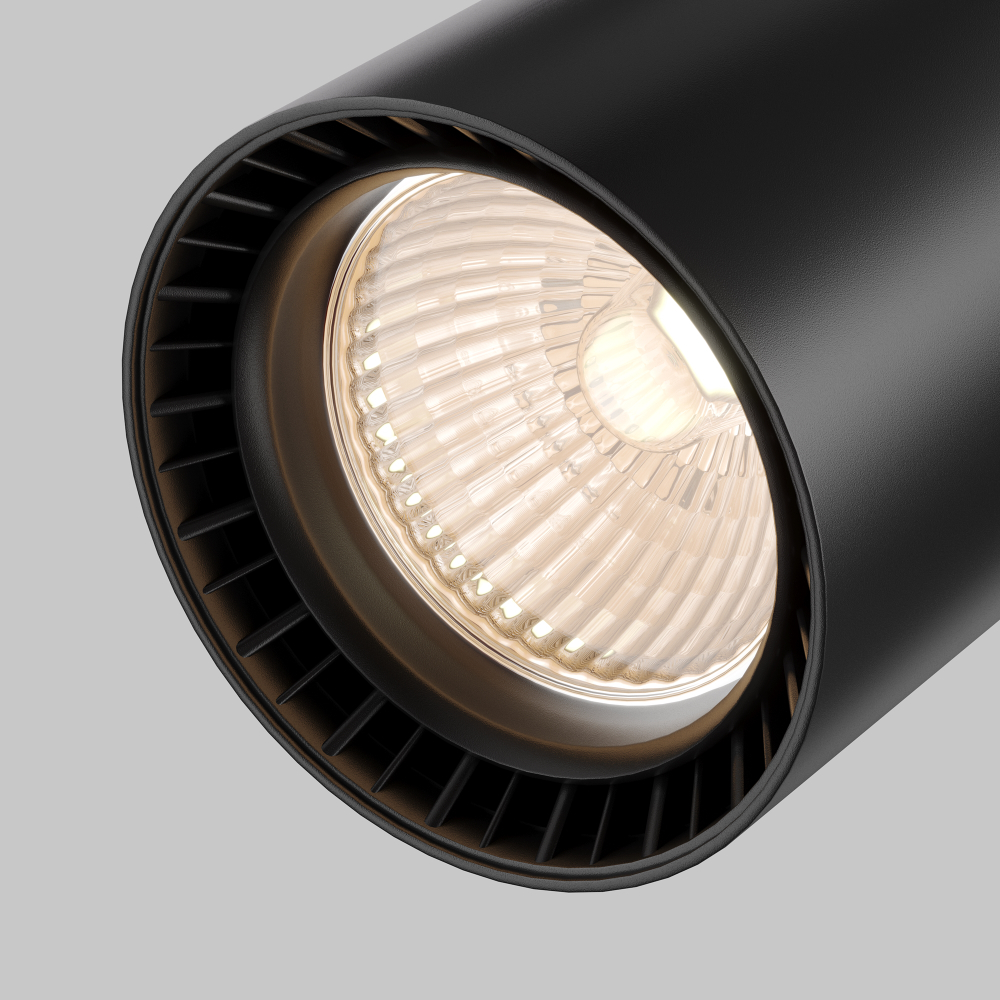 Трековый однофазный светодиодный светильник Maytoni Unity Vuoro TR003-1-26W3K-W-B