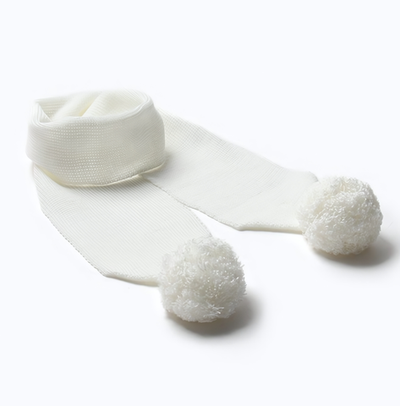 Шарф А.941, молочный, р-р110х14 9903469