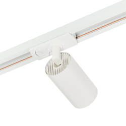 Трековый однофазный светильник 35W 220V однофазный MyFar Beam MT0120-GU10-W