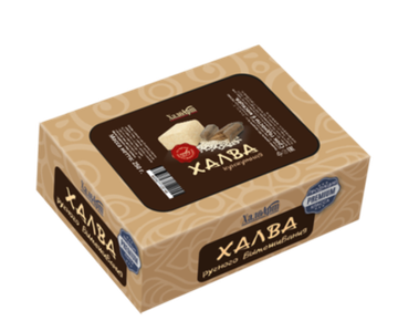 Халва кунжутная на фруктозе, Халварт, 250г. /картон/