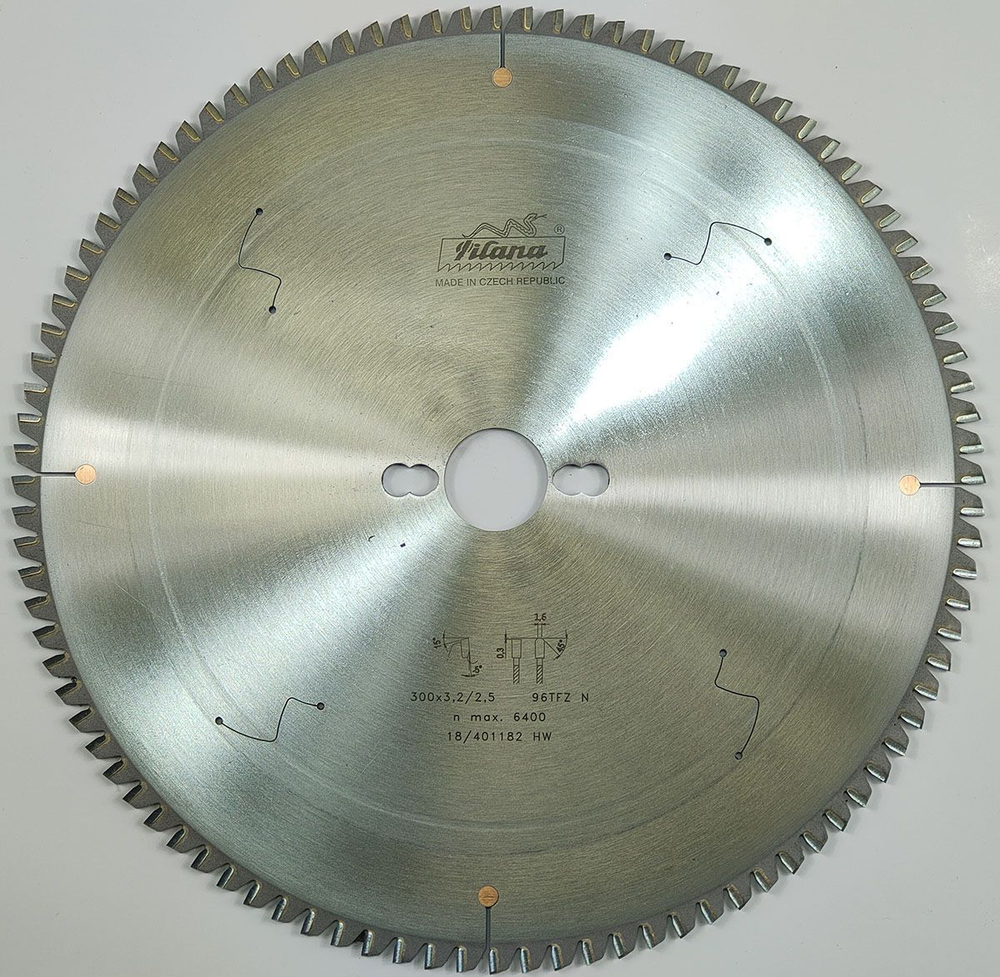 Пила дисковая TCT "Pilana" 300x3.2/2.5x30 z96 87-11 TFZ N
