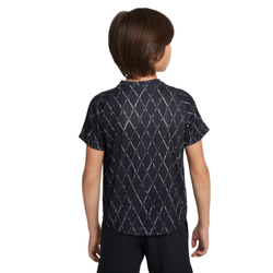 Детская теннисная футболка Nike Court Dri-Fit Victory SS Top Printed - Black