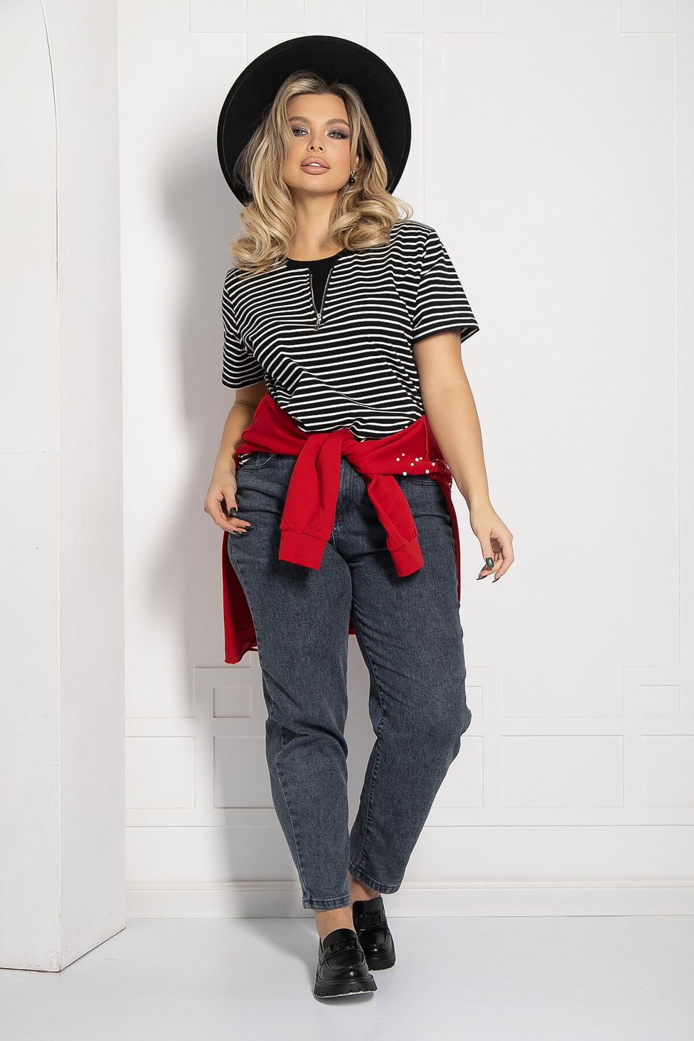 Блуза Асти (черная) Б12628-20 LT Collection