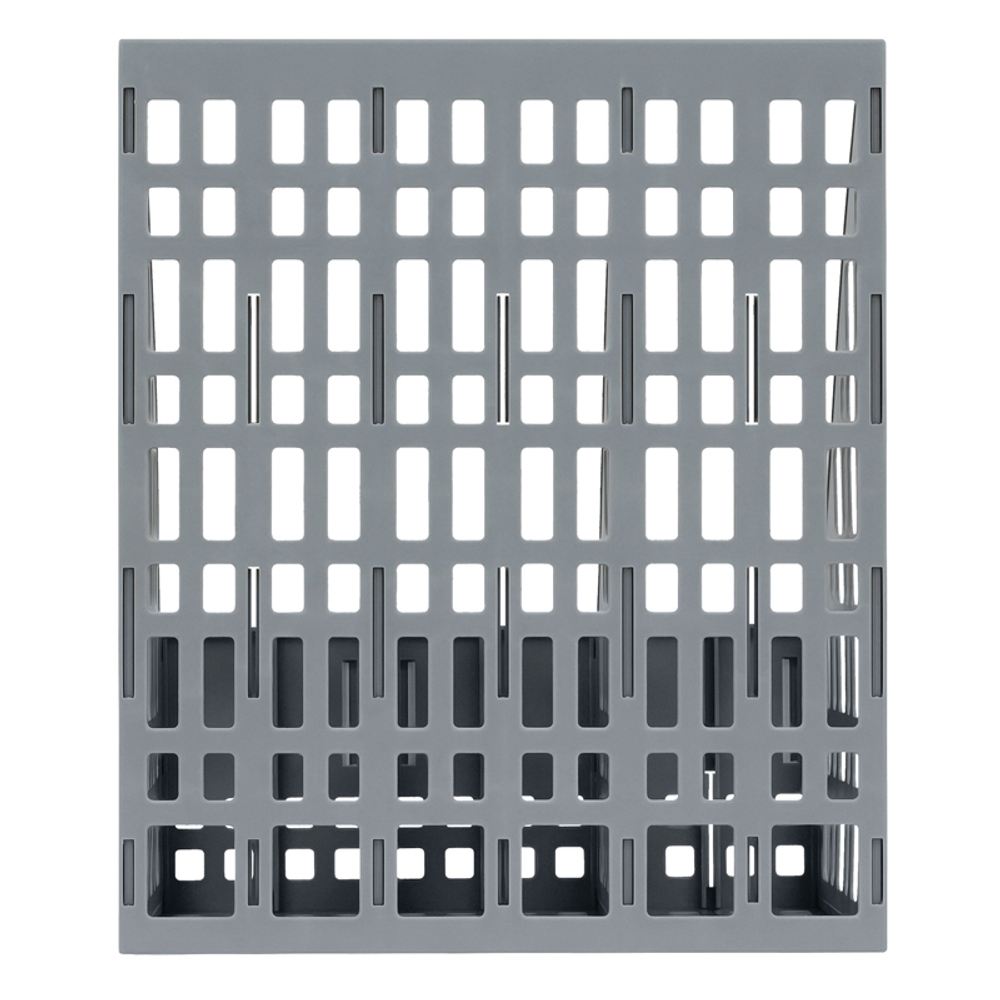 Лоток вертикальный СТАММ, 3 отделения, серый