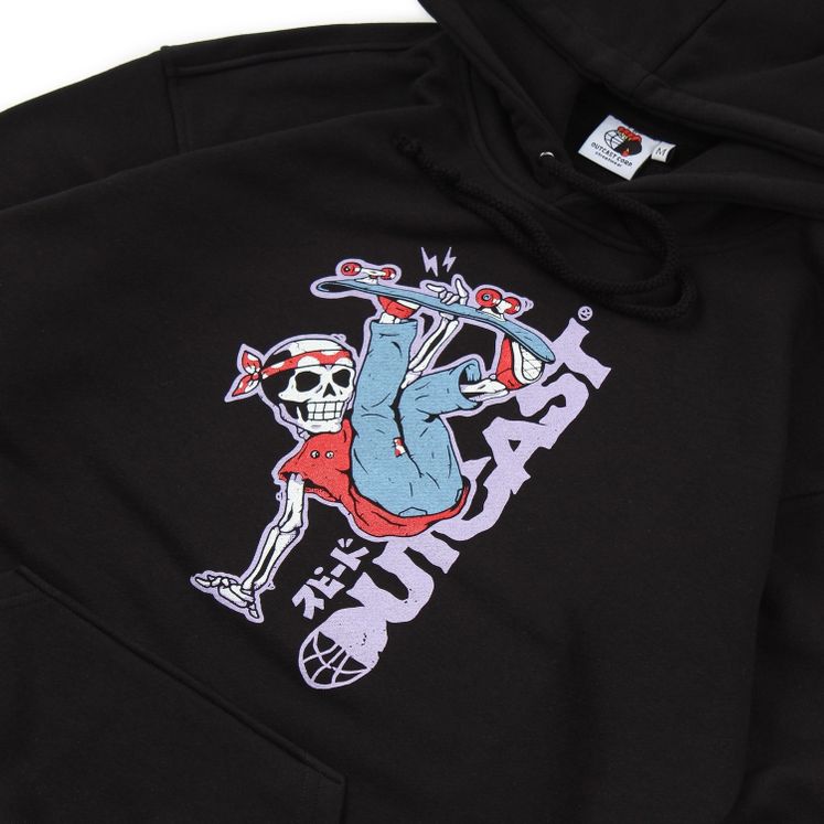 Худи OUTCAST х IGNAT&#39;EV INK Скейтер, черный