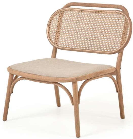Кресло Doriane массив дуба с мягким сиденьем Испания