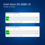 Материнская плата с процессором HUANANZHI X99-QD4 3.0, Socket2011-3, Xeon E5-2680v3, mATX, Retail, Socket2011-3, 4xDDR4, PCIe3.0, 3xM.2, GLAN, M.2 WiFi, 2xPS/2, 8xUSB2, 4xUSB3, CPU TDP 120Вт (HNZ-X99QD4-3.0-2680V3)