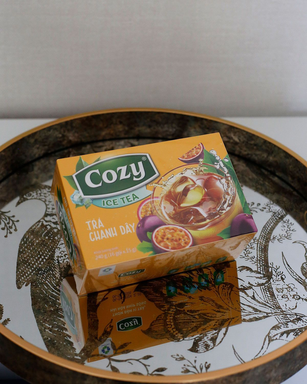 Чай COZY растворимый со вкусом МАРАКУЙЯ 240 г