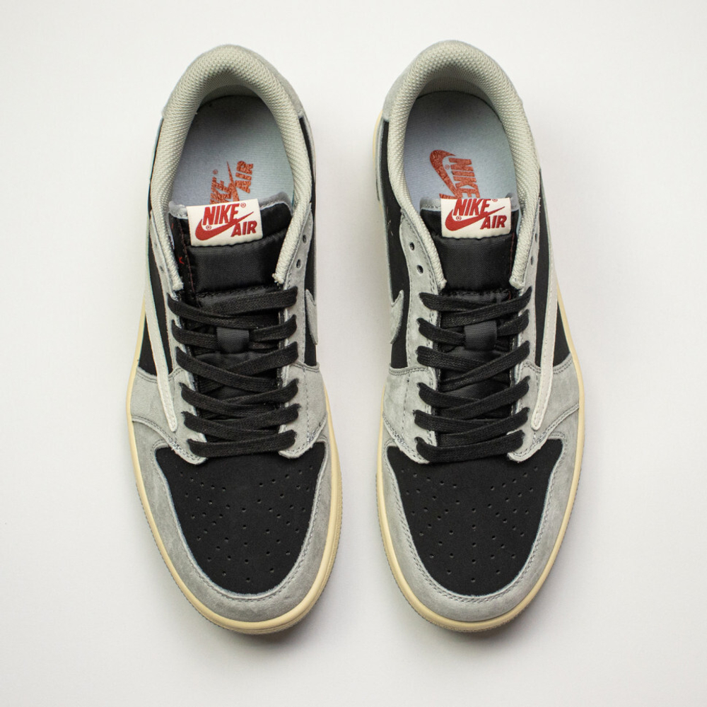 кроссовки Nike Air Jordan 1 Low x Travis Scott Light Grey