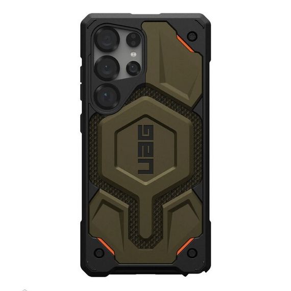 Чехол UAG Monarch Pro Kevlar для Samsung Galaxy S25 Ultra зеленый (Kevlar Element Green) (21446111397B)